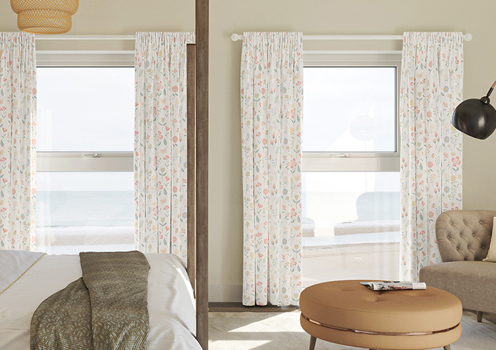 Floral Whimsy, Springtime - Made to Measure Curtains - Image 3
